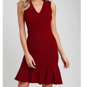 Dashing Wine Dress